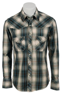 Rock & Roll Cowboy Men’s L/S Western Snap Shirt  B2S2265