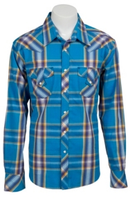 Rock & Roll Cowboy Men’s L/S Western Snap Shirt B2S3447