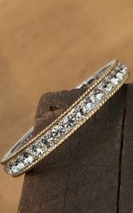 Montana Silversmiths® Two-toned Crystals Bracelet
