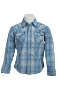Wrangler® Retro Boy's L/S Western Snap Shirt BJ1168M