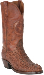 Black Jack® Men's Brown Horned Gator Exotic Western Boots