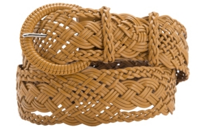 Angie® Tan Woven Belt BL070