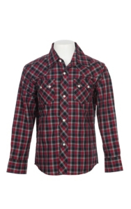 child plaid western shirt