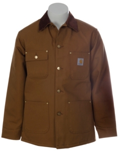 Carhartt® Brown Blanket Lined Duck Chore Coat - Big Sizes