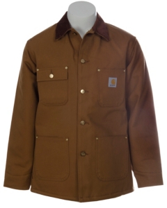 Carhartt® Brown Blanket Lined Duck Chore Coat