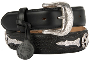 Justin® Mens Odessa Star Western Belt C10763