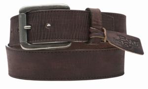 Justin® Bent Rail™ Sanded Brown Bomber Belt C11745