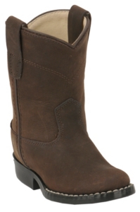 Cavenders® Infant Bay Apache Brown Western Roper Boots
