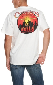 Cowboys Unlimited®  Mens White You Tell 'Em I'm Coming Tshirt