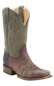 Corral® Men's Cognac Shoulder w/Olive Top Double Welt Square Toe Western Boots