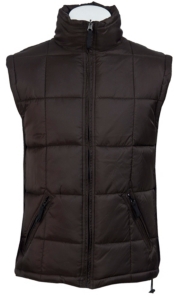 Rafter C Ranchwear® Mens' Brown and Black Reversible Polyfill Quilted Vest CCJRVSTCHC