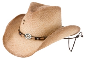 Charlie 1 Horse™ Great Divide Natural Distressed Straw Hat