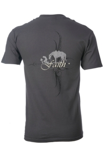 Cowboys Unlimited® Men's Grey Faith Short Sleeve Tee