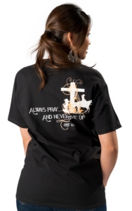 Cowgirls Unlimited® Women's Black Always Pray T-Shirt