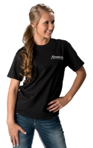 Cowgirls Unlimited® Women's Black Dream Big Work Hard Have Faith T-Shirt