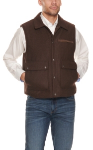 Cripple Creek® Chocolate Brown Wool Vest