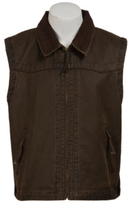 Cripple Creek® Dark Brown Distructed Vest