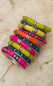 Gypsy Soule® 10 Piece Multicolor Bangle Set DB369