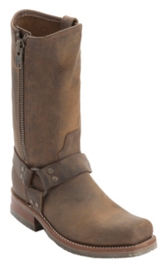 Double H® Men's Distressed Brown Harness w/ Zipper Square Toe Western Boot