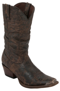 Durango® Men's Marbled Chocolate Slouch Snip Toe Western Boot