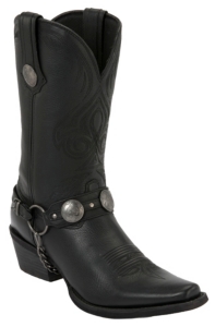 Durango® Gambler™ Men's Black Harness Snip Toe Western Boot