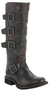 Durango® Women's Savannah Bourbon w/ Tall Top Quad Buckle Round Toe Boots
