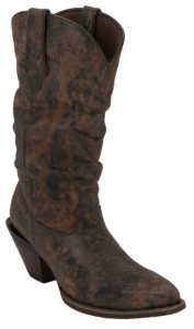 Durango® Women's Bourbon Brown Slouch Snip Toe Western Boots