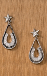 Montana Silversmiths® Vintage Charm Pony Trekker Earrings