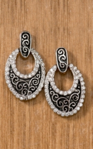 Montana Silversmiths® Vintage Charm Riding in the Rain Earrings