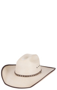Cavenders® 20X Ponderosa Bound Edge Palm Leaf Cowboy Hat