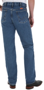 Wrangler® Men's Original Fit Stonewash Flame Resistant Jean FR13MMS1