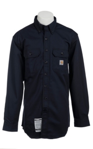 Carhartt® Flame Resistant Dark Navy Twill Shirt