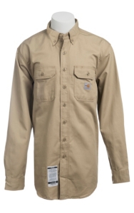 Carhartt® Flame Resistant Khaki Twill Shirt