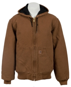 Carhartt® Carhartt Brown Quilted Flannel Lined Sandstone Active Jacket