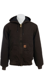 Carhartt® Dark Brown Sherpa Lined Sandstone Sierra Jacket