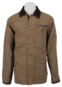 Carhartt® Men's Frontier Brown Sandstone Multi-Pocket Quilt Lined Jacket