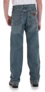 Wrangler Retro® Dirty Blue Straight Leg Boys Jean 1-7