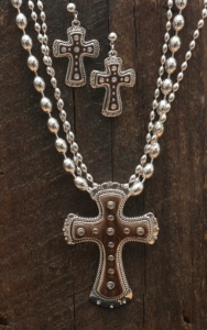 Montana Silversmiths® Brindle Cross Jewelry Set