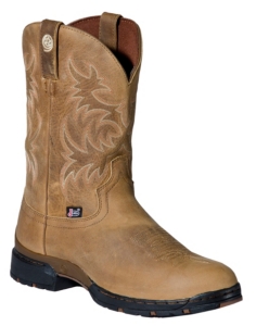 Justin® George Strait™  Mens Tan Brown Gaucho Slip-On  Waterproof  Performance Boot