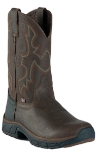 Justin® Stampede™ Rancher Men's Pebbled Copper Kettle Performance Round Toe Work Boot