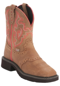 Justin® Women's Toast Brown Square Toe Gypsy Collection