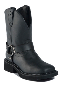 Justin® Gypsy™ Ladies Black Crazy Horse Harness Square Toe Western Boots