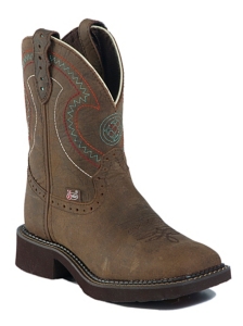 Justin® Gypsy Collection™ Ladies Barnwood Brown Broad Square Toe Boots