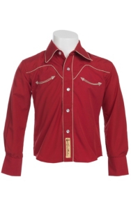 Larry Mahan Boys L/S Snap Western KK040032