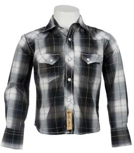 Larry Mahan Boys L/S Western Snap Shirt KK1240710N