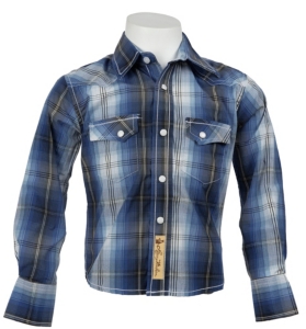 Larry Mahan Boys L/S Western Snap Shirt KK1240712N