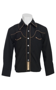 Larry Mahan Boys L/S Snap Western KKRTROBK
