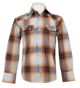 Larry Mahan Boys L/S Western Snap Shirt KLS1311010