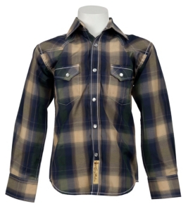 Larry Mahan Boys L/S Western Snap Shirt  KLS1311016