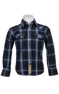 Larry Mahan Boys L/S Western Snap Shirt KLS1311017